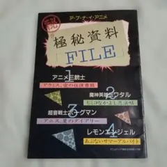 ア・ブ・ナ・イ・アニメ 極秘資料FILE アニメディア付録
