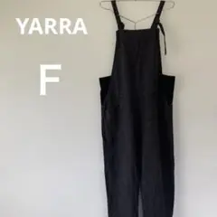 YARRA ブラックデニムオーバーオール ゆったり ストレッチ性 マタニティ⑭