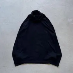 90s agnes b. homme black high neck l/s 黒