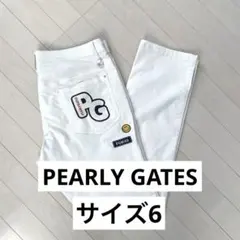 パーリーゲイツ　PGロゴ ホワイトパンツ