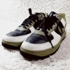 美品 27.5㎝▲NIKE AF1 AIR FORCE 1 LOW オリーブ黒白