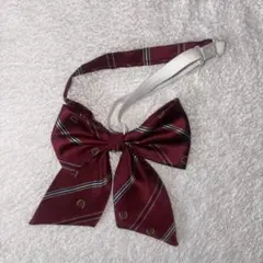 スクールリボン レッド系 ストライプ 制服リボン コスプレ