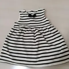 bebeストライプワンピース（白と黒）