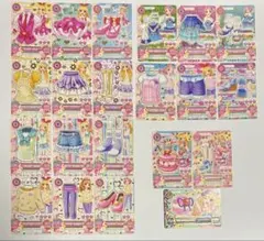 アイカツ キュートカード21枚(星宮いちご排出版ピンクステージコーデ有り)