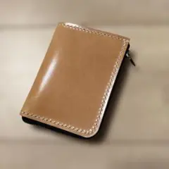 は*な様 最終値下げ☆オール栃木レザー(グレージング)☆ハンドメイド☆コンパクト