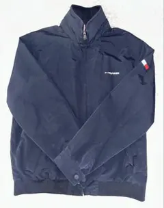【美品】TOMMY HILFIGER ネイビー ブルゾンジャケットL