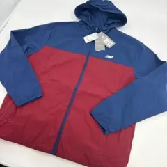 新品タグ付き　ニューバランス アスレチックウーブンジャケット L ネイビー683