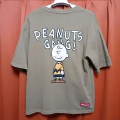 【超美品】PEANUTS チャーリーブラウン Tシャツ ベージュのサムネイル