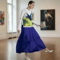 アンスリード/ OUT SEAM SATIN SK アウトシームサ テンスカートのサムネイル