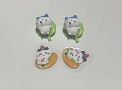 ちいかわ ハチワレ フィギュア2点セット・ベーカリー限定シール