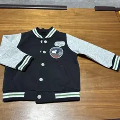 スヌーピー UNIQLO ベビー アウター 80cm 黒/グレー