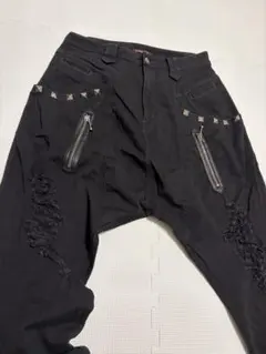 ALGONQUINS デニムダメージサリエルパンツ