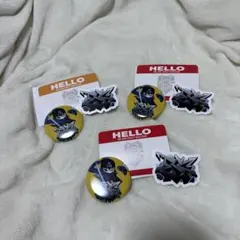 crazy raccoon メンバー 缶バッジ ステッカーセット2 CPT - メルカリ
