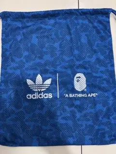adidas × ABATHINGAPEメッシュナップサック