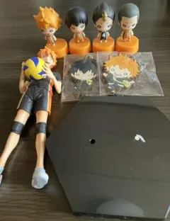 ハイキュー にとたんフィギュア、ストラップ日向翔陽フィギュアセット