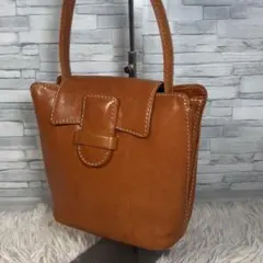 BOJOLA イタリア製 ショルダーバッグ キャメル 2WAY ボヨラ - メルカリ