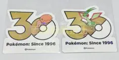 ポケモン 30周年 ステッカー ナックラー フライゴンのサムネイル