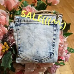 デニムリメイク ポーチ ハンドメイド