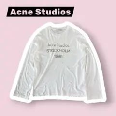 acne studios アクネ 1996ラインストーンロゴTシャツのサムネイル