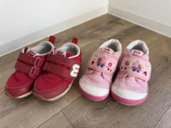 【ミキハウス】スニーカー2足セット