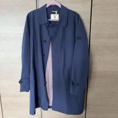 AIGLE ステンカラーコート ネイビー
