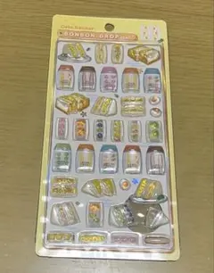 ボンボンドロップシール ステッカー 和柄 サンドイッチ