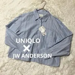 【新品】UNIQLO JW ANDERSON オックスフォードシャツXL ブルー