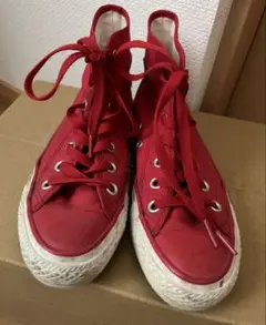 Converse ALL STAR レッド ハイカットスニーカー