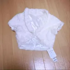 光沢感のある高級ファー☆*。パーティドレス用ボレロ