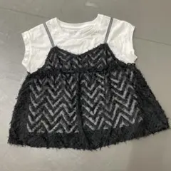 GU ビスチェコンビネーションTシャツ　140cmのサムネイル