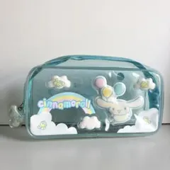 シナモロール　クリアポーチ　ペンケース　レトロ　サンリオ　Sanrio