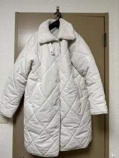 ホワイトキルティングジャケット Mサイズ