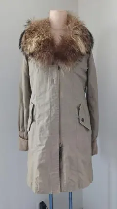 平成ギャルy2kグランジ モッズコート ファー付きギミック ダークコア3way