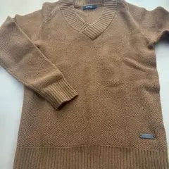 BURBRRY BLACKLABEL ニット　セーター　からし色