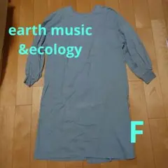 earth music &ecology 長袖ワンピース　F