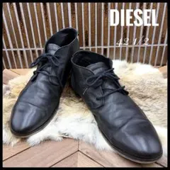 DIESEL デーゼル　チャッカブーツ　レザー　本革　ブラック　約27.5㎝のサムネイル