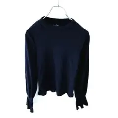 【イーストボーイ】ハイネックリブニット ネイビー Mサイズ シンプル KU572