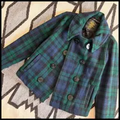FIDELITY×BEAUTY&YOUTH ブラックウォッチ Pコート USA製のサムネイル