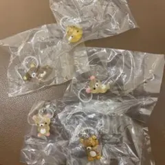 リラックマ クリアマスコットチャーム　コンプリート 5種 セット