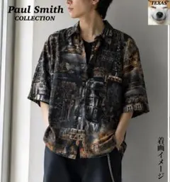美品！ Paul Smith COLLECTION 総柄 風景画 半袖シャツのサムネイル
