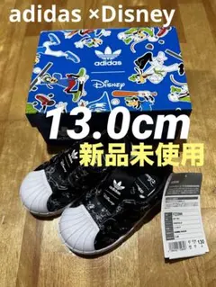 セール⭐️【新品未使用・タグ箱付13cm】adidas×Disneyスーパースター