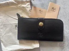 新品　イルビゾンテ　レザー ブラック 長財布