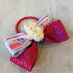 【一点物デザイン】ハンドメイド リボン ヘアアクセサリー キッズ 推し活