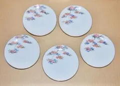 昭和レトロ 深川製磁 銘々皿５枚セット