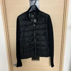 TAION 体温 ハイネック ダウン＋ニット 切り替えジャケット S