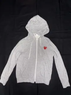 PLAY COMME des GARÇONS 지퍼 파커 그레이 XS