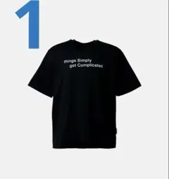 着丈お直し済 simply complicated MESSAGE TEEのサムネイル