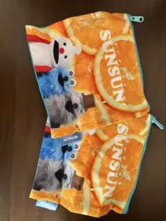 パペットスンスンバラエティーコレクション　スクエアポーチB2個セット