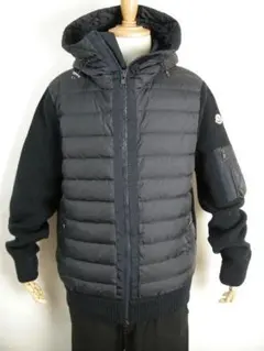 サイズXXL■新品 本物■モンクレール MA-1型ニットダウンジャケット メンズ
