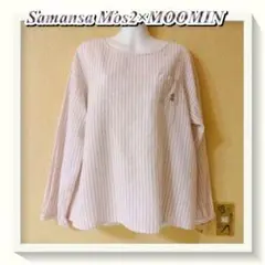 Samansa Mos2×ムーミンコラボ♡リトルミイ刺繍ブラウス
